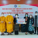 Ban vận động Quỹ “Bầu ơi” và Chùa Ba Vàng thăm và tặng quà Trung tâm Bảo trợ xã hội tỉnh Quảng Ninh