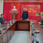 Đồng chí Lê Minh Sơn – Phó Giám đốc Sở Lao động – Thương binh và Xã hội dự khai xuân mới tại Trung tâm Bảo trợ xã hội.