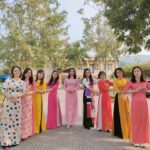 Nữ CBVC, LĐ Trung tâm Bảo trợ xã hội tỉnh Quảng Ninh hưởng ứng “ Tuần lễ áo dài 2023”